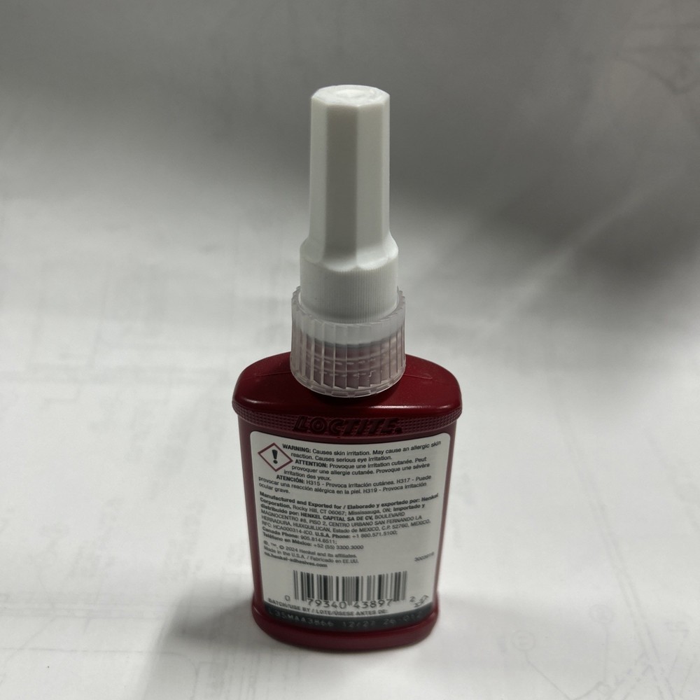 Loctite 243 Primerless Threadlocker - 1329467