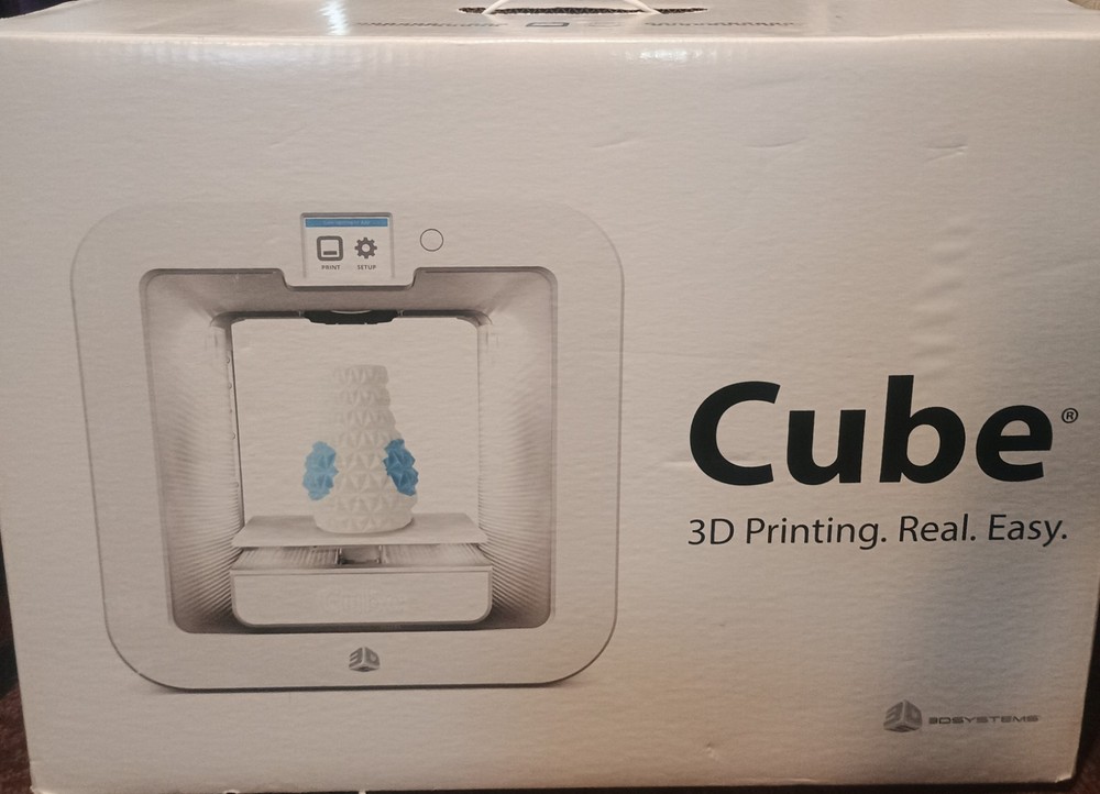 3D Systems Cube 3D Printer, 3rd Gen Cartridge, 6" x 6" x 6", Windows & Mac