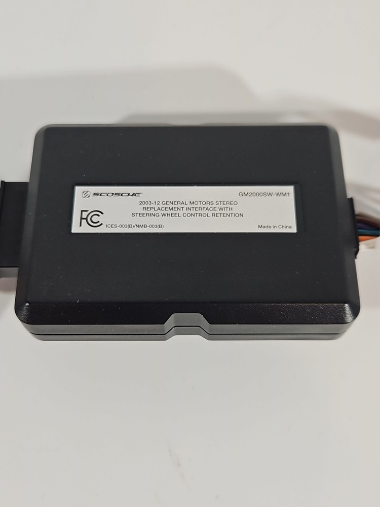 Scosche GM2000SW-WM1 Factory Stereo Replacement Interface Adapter