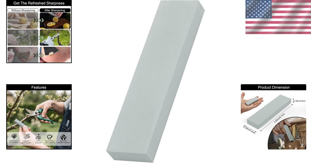 Professional Dual Grit Knife Sharpening Whetstone Large for Versatile Blade