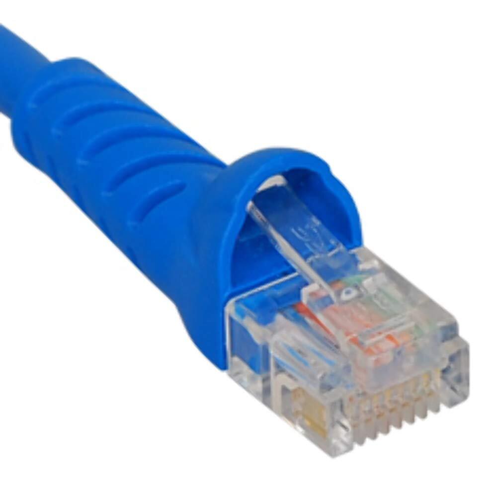 ICC CAT5e Molded Boot Patch Cord, Blue, 3 FT