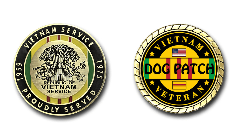 Dog Patch Vietnam Veteran Challenge Coin
