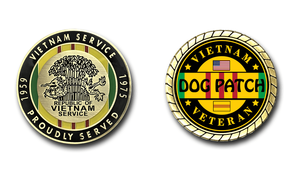 Dog Patch Vietnam Veteran Challenge Coin