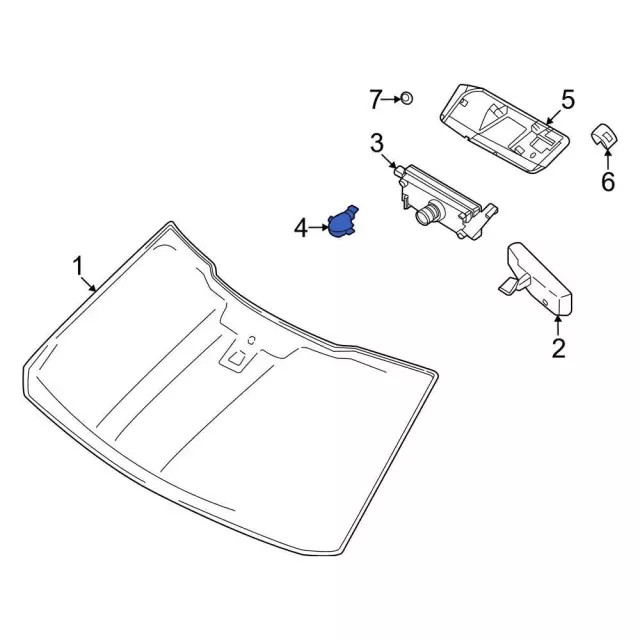 Genuine Ford Rain Sensor LU5Z-17D547-B