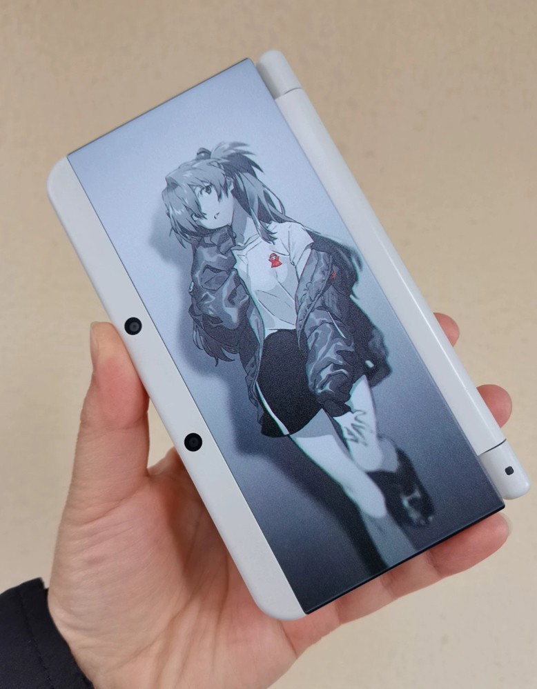 Hot Asuka Monochrome EVA 2.0 Custom Replacement Shell for Nintendo New 3DS cover