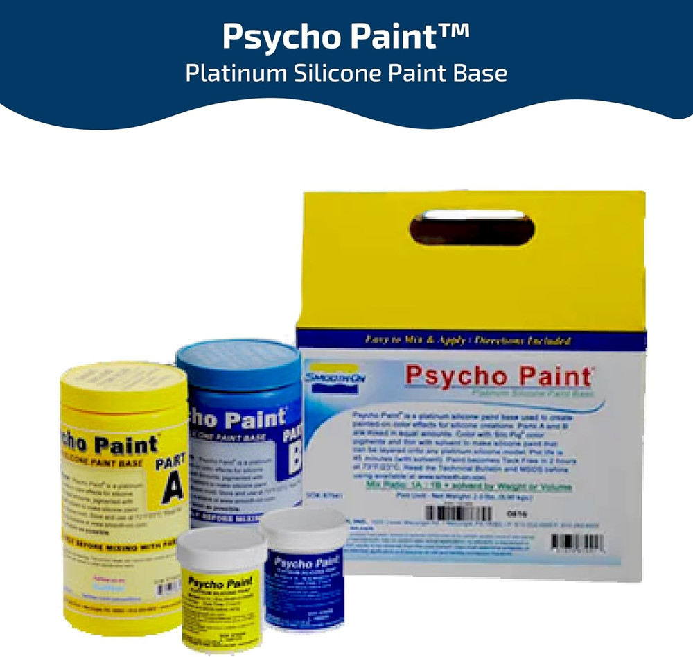 Psycho Paint - Platinum Silicone Paint Base - 8 Ounce Kit
