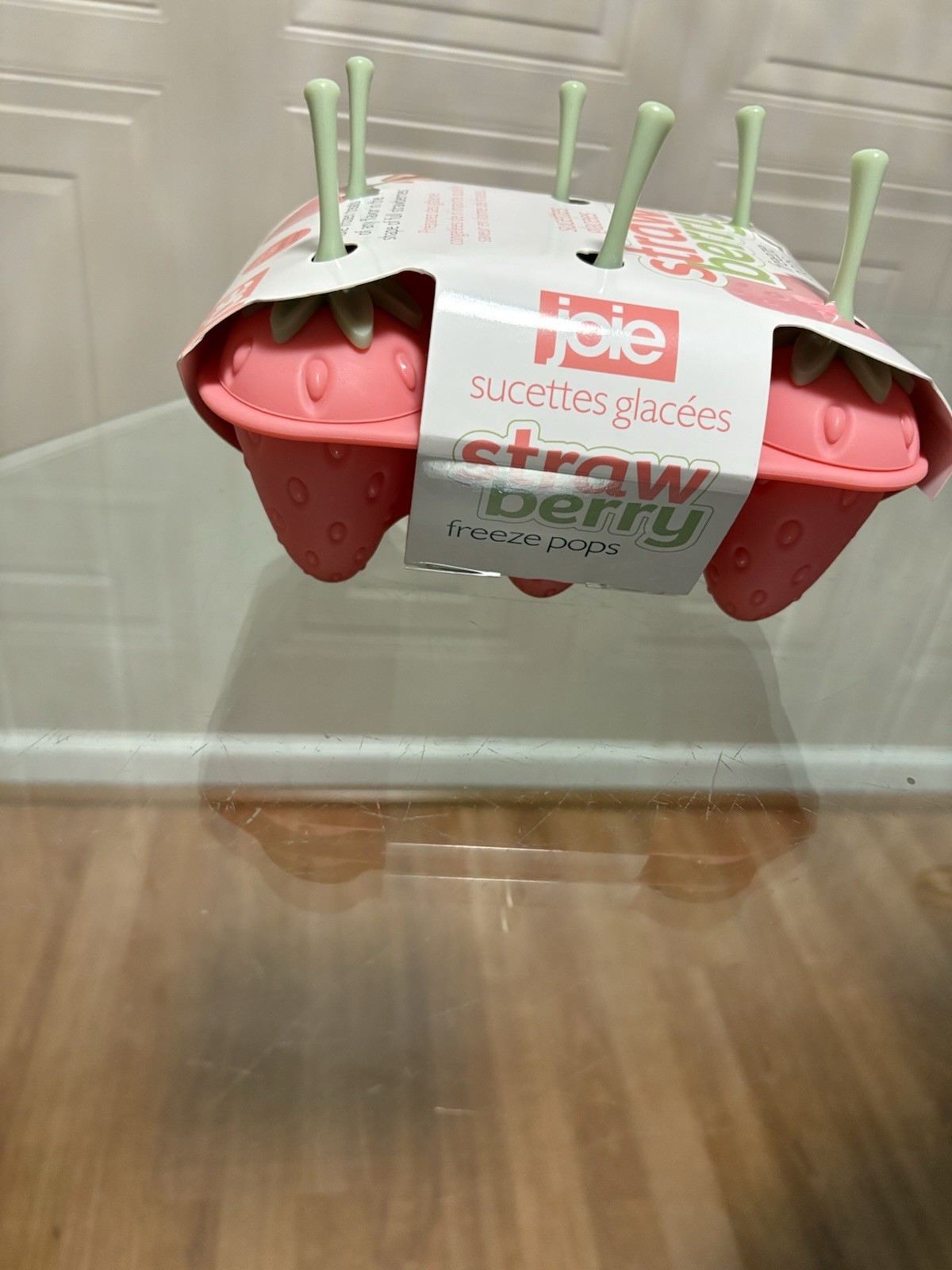 JOIE STRAWBERRY 🍓 SHAPED FREEZE POPS (MAKES 6)