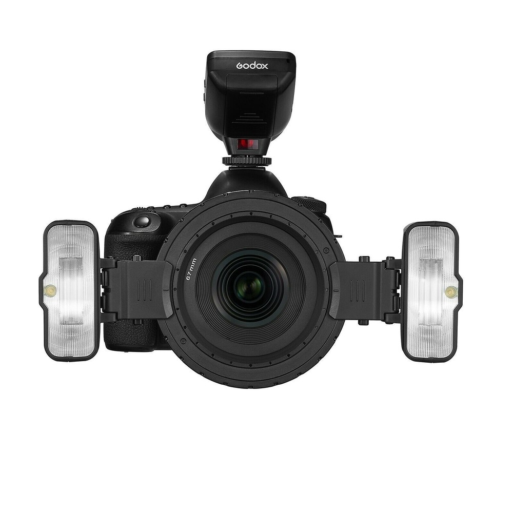 Godox MF12-K2 Macro Flash Speedlight 2.4G Wireless + XPro-N Trigger for Nikon