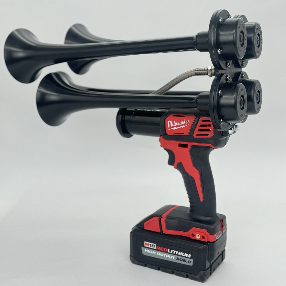 Milwaukee Impact Drill M18 Train Horn + Wireless Remote Control