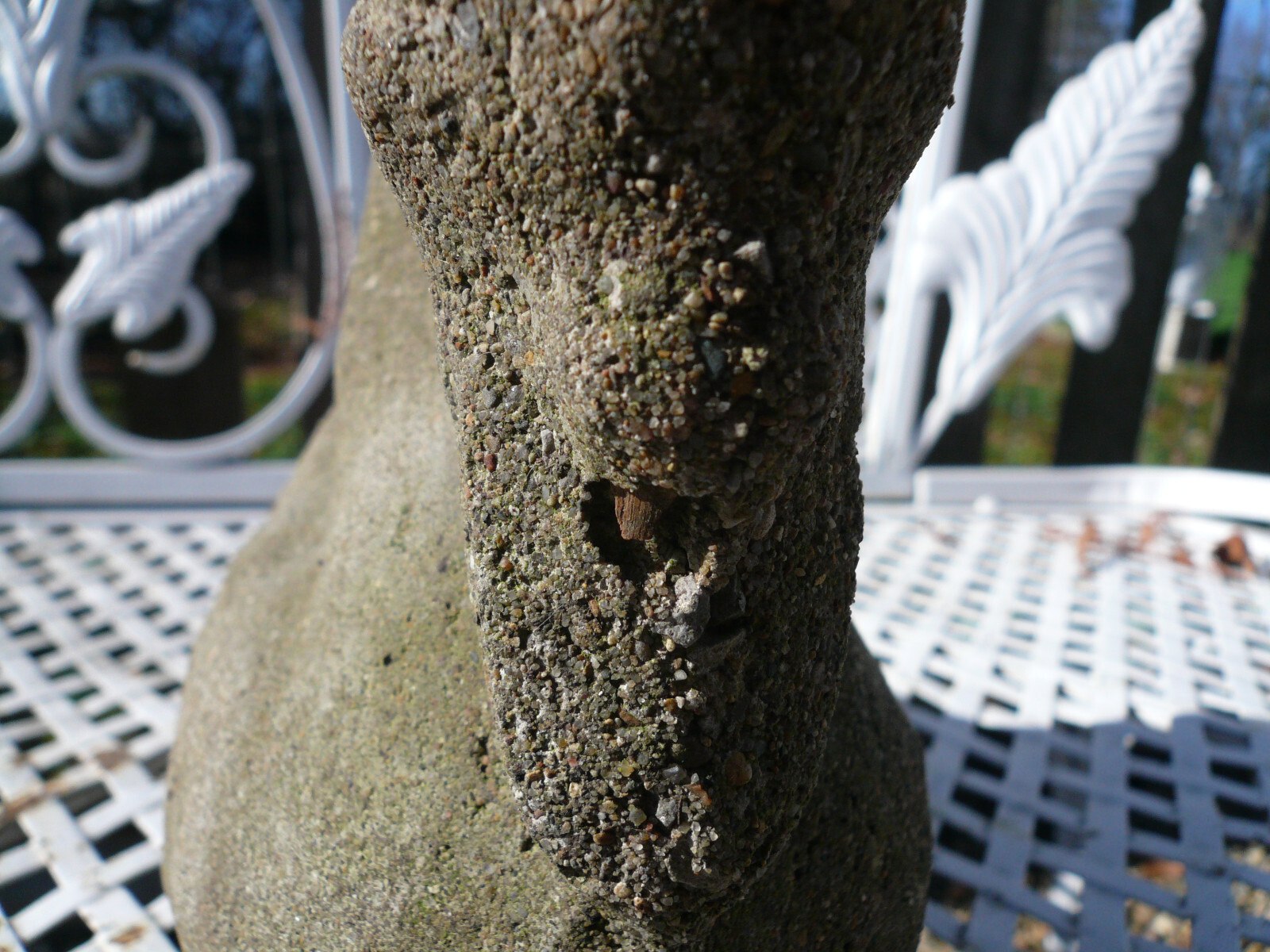 Vintage Cement Concrete Garden Swan Statue with Free Shipping