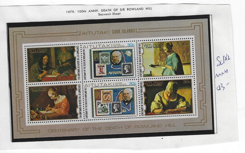 Aitutaki SC 182 MNH (2gmo)