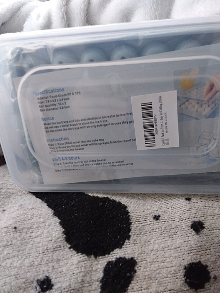 3 Pack Ice Trays For Freezer Makes Rounded Ice Cubes