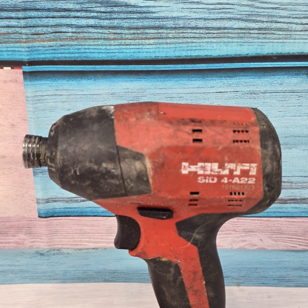 HILTI SID 4-A22 Impact Driver 22Volt 1/4 Hex Cordless Tool Only Tested Working