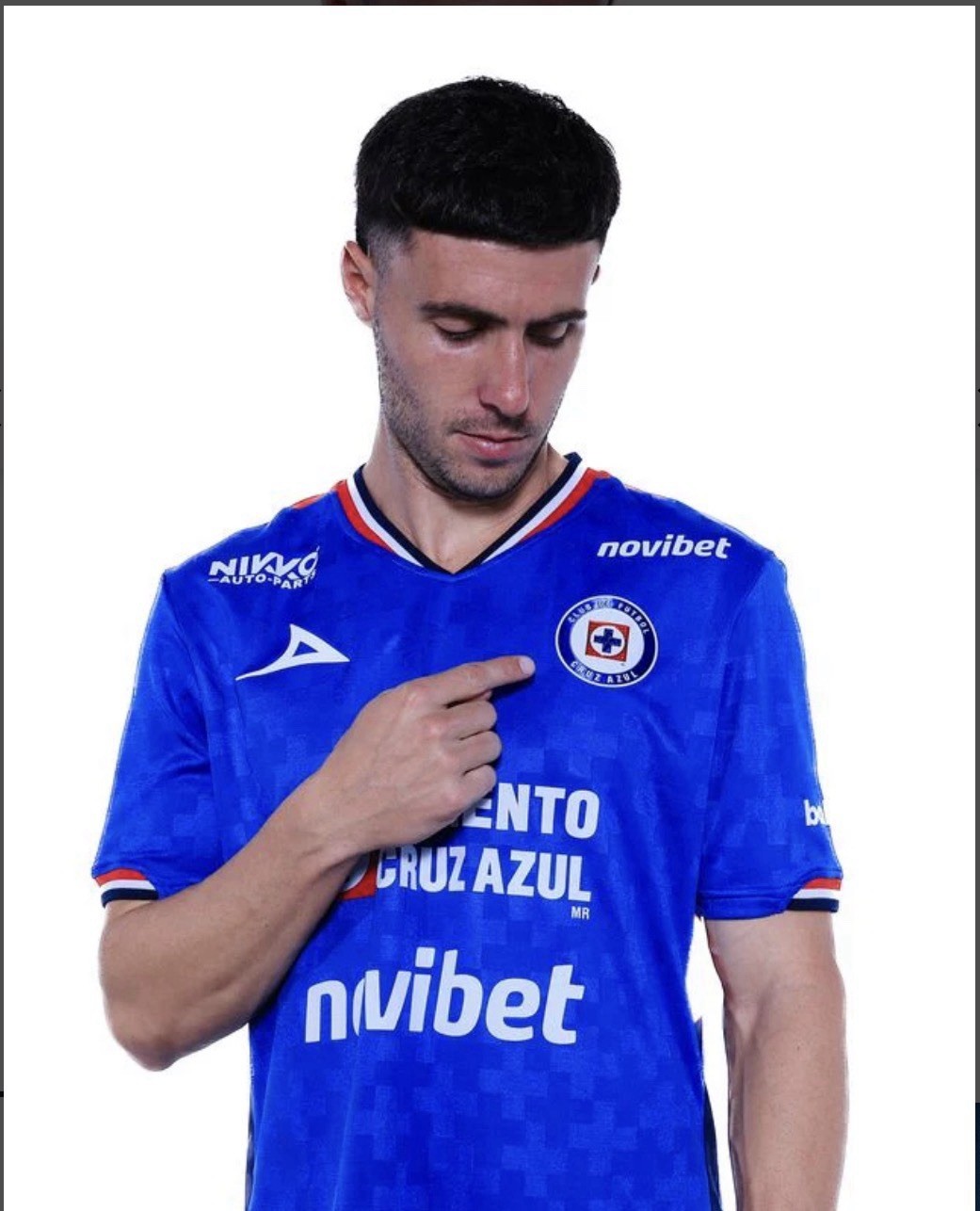 NEW CRUZ AZUL HOME SHIRT PERSONALIZE 2025-2026 LIGA MX PIRMA MEN FOOTBALL