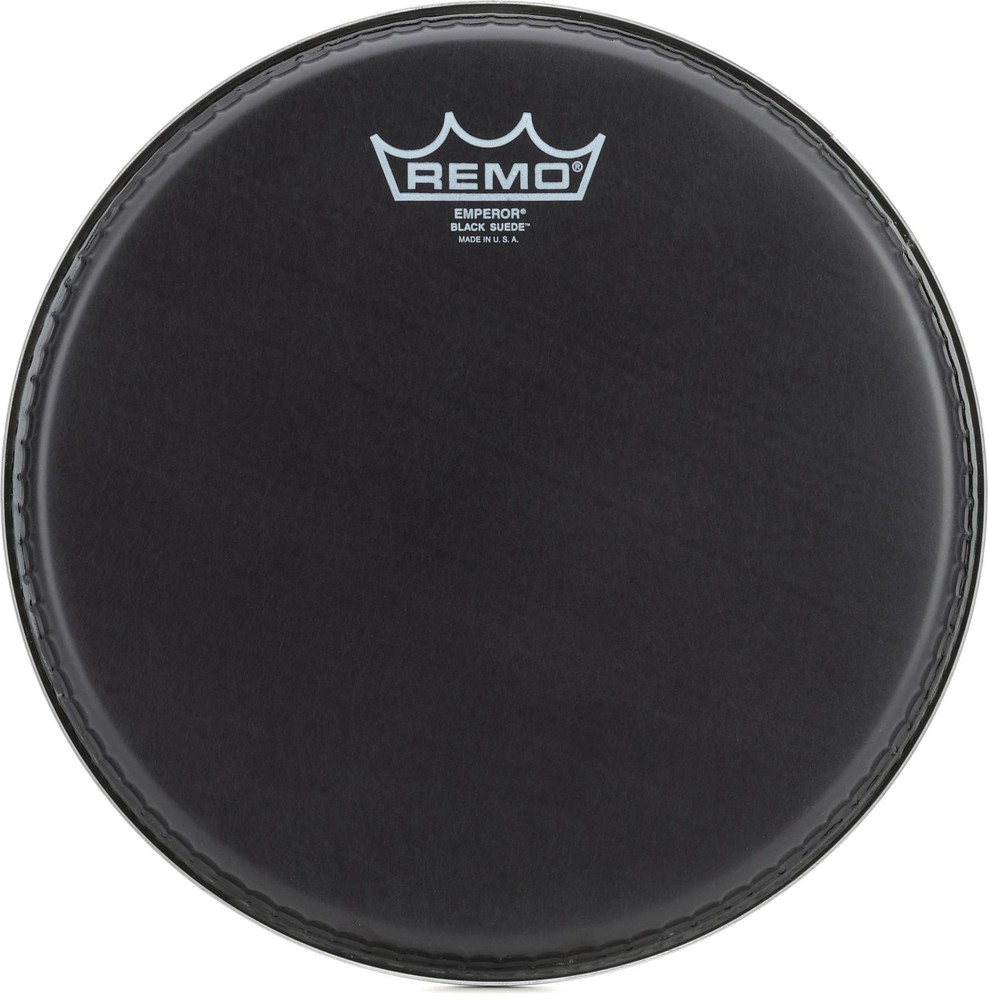 Remo Emperor Black Suede Drumhead - 10 inch (2-pack) Bundle