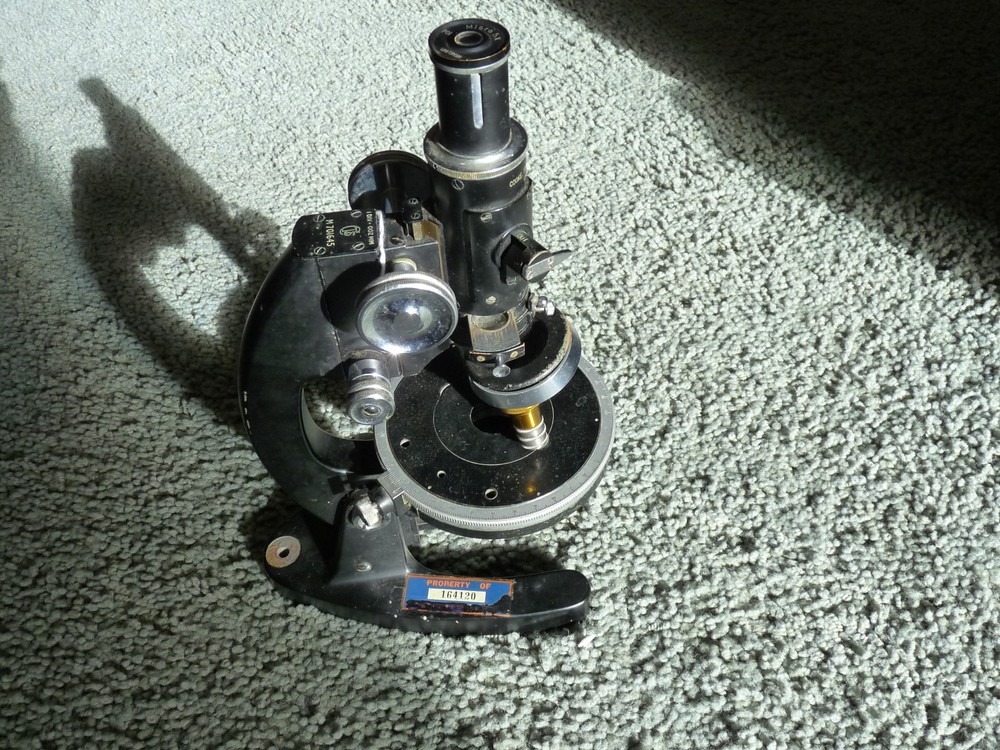 COOKE TROUGHTON SIMMS MICROSCOPE WITH CASE 14-890