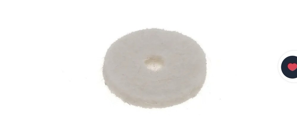 Musiclily Basic Guitar Strap Button Felt Washers, Set of 20