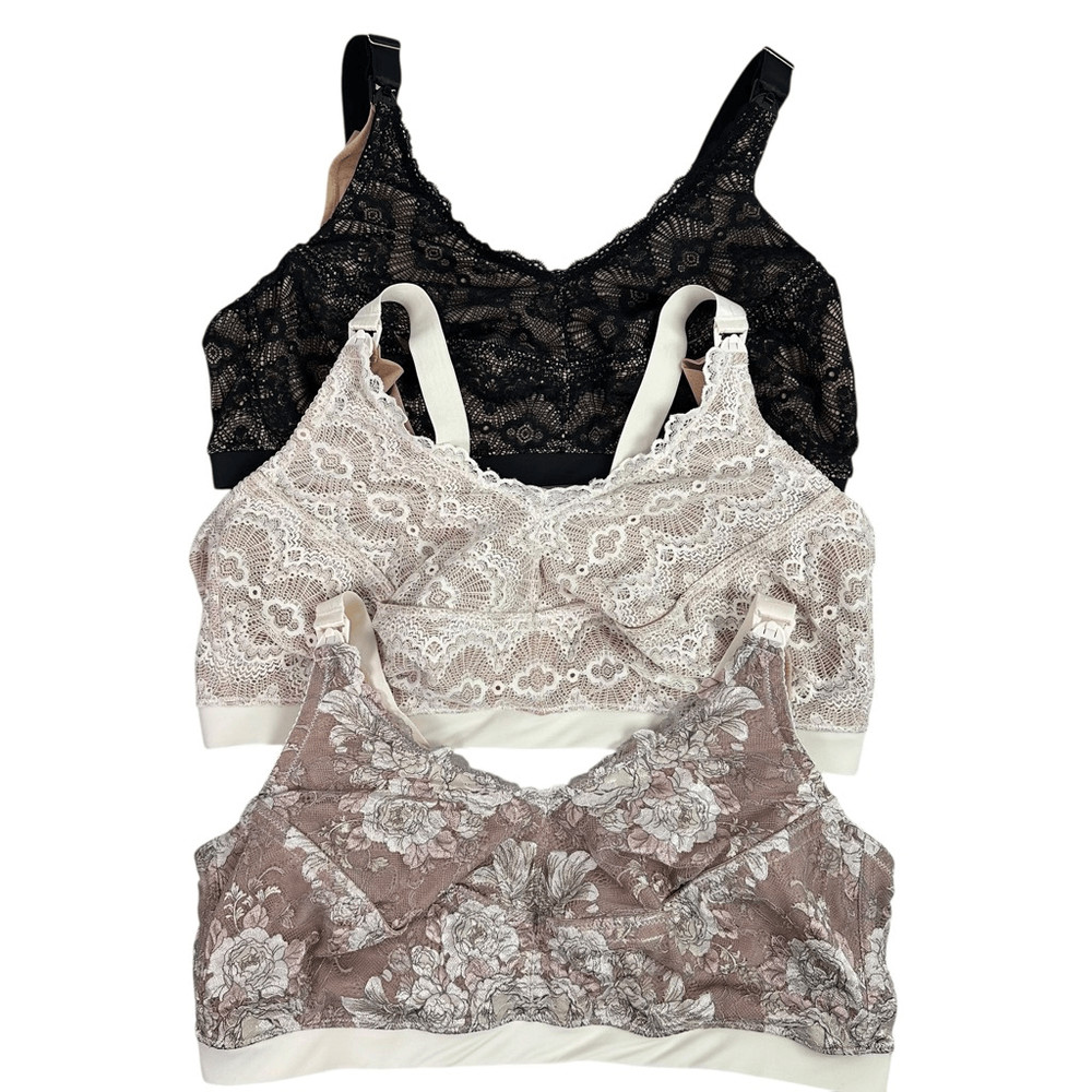 Milkful Hands Free Pumping & Nursing Bras Size MF2