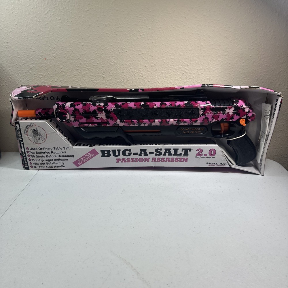 Bug-A-Salt 2.0 Passion Assassin Pink Camofly NEW