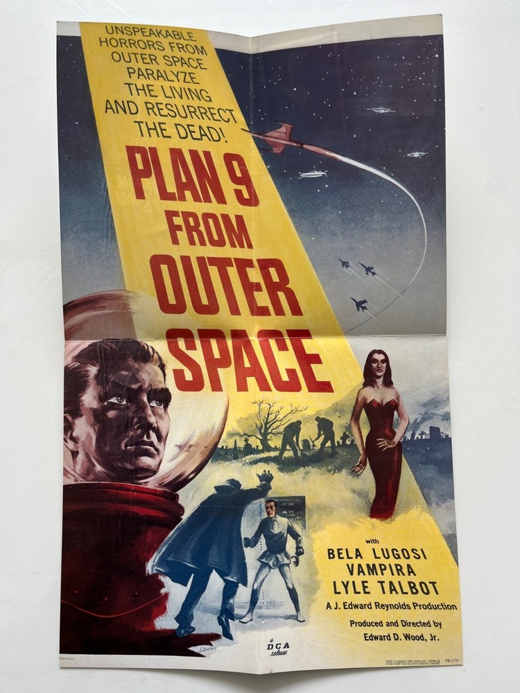 PLAN 9 FROM OUTER SPACE BOOKLET POSTER