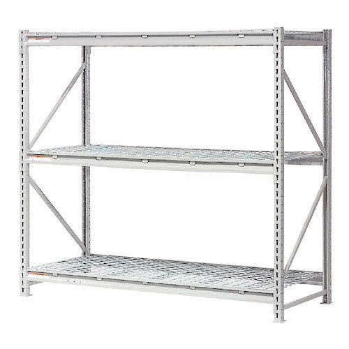 Extra High Capacity Bulk Rack With Wire Decking Starter Unit 72"W x 18"D x 72"H