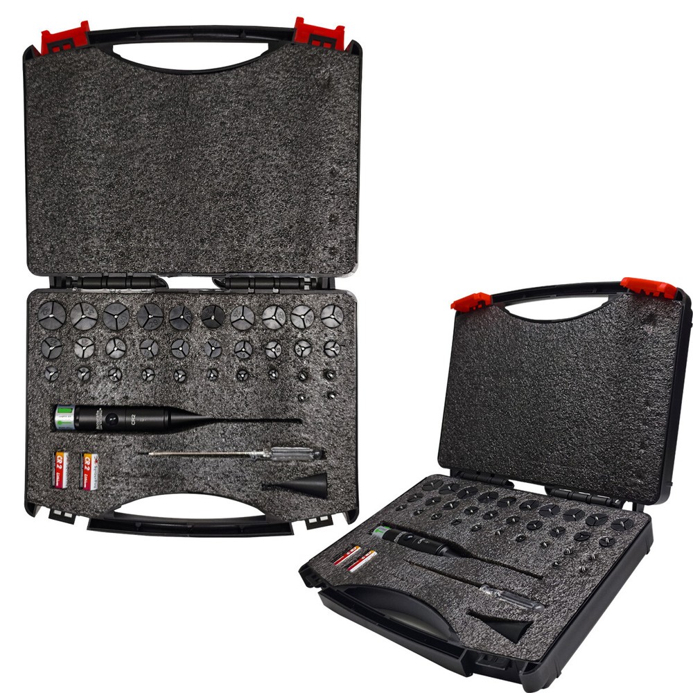 Professional Laser Bore Sight Kit Multiple Caliber Upgraded Green Bore Sighter