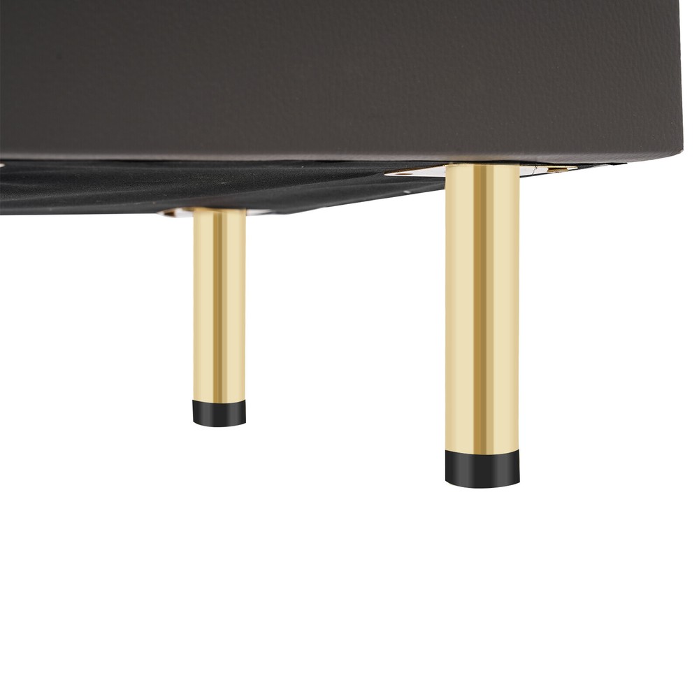 Three-Layer Bedside Cabinet with Drawers, Space-Saving Nightstand