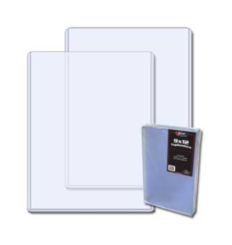 Pack / 20 BCW 9 X 12 Photo / Print Rigid Topload Holders hard plastic protectors