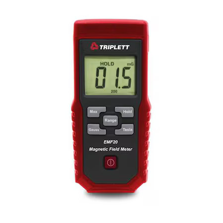 Triplett Emf20 Magnetic Field Meter, Single Axis Sensor