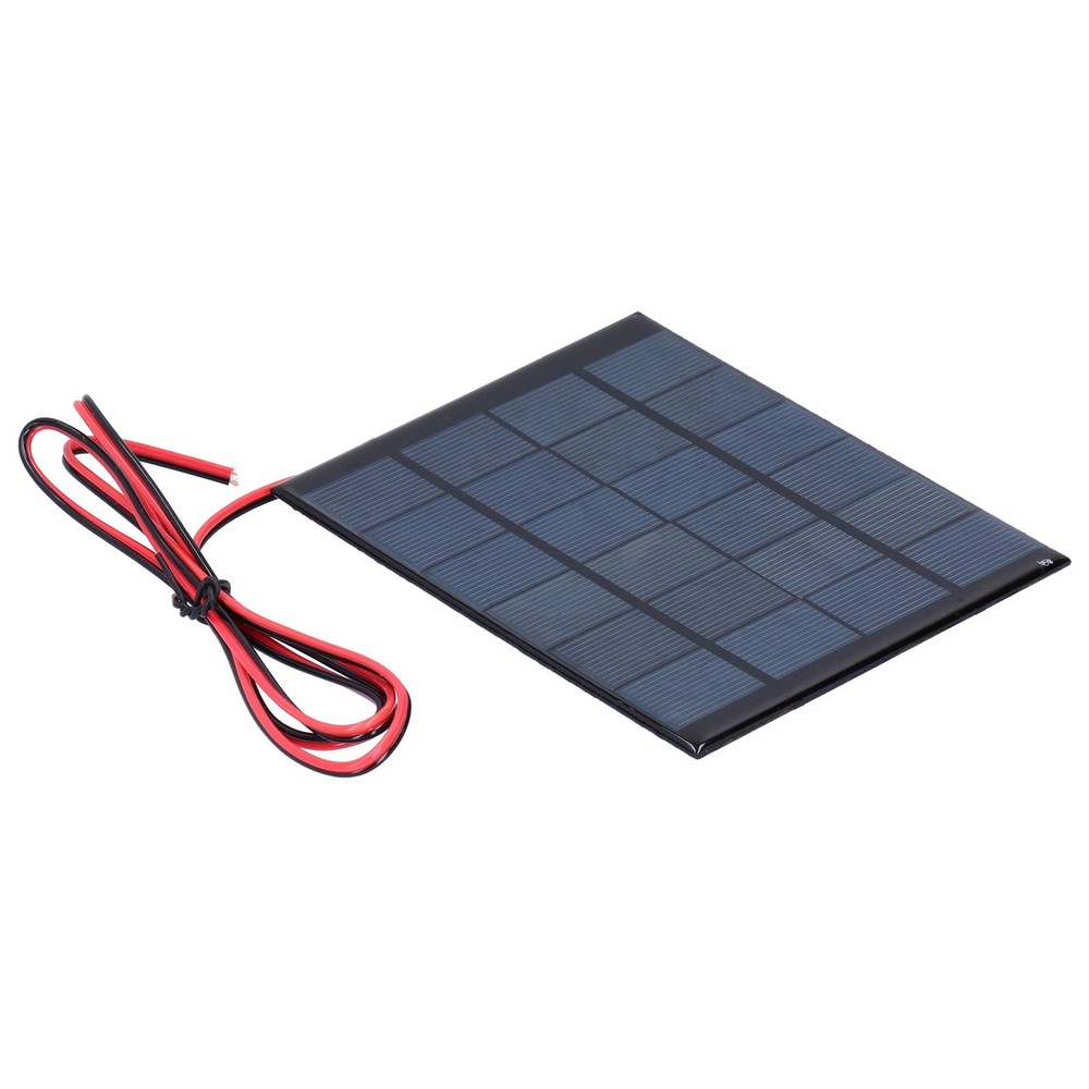 2Pcs Mini Solar Power Module Epoxy Panel With 100cm Cable Electronic New