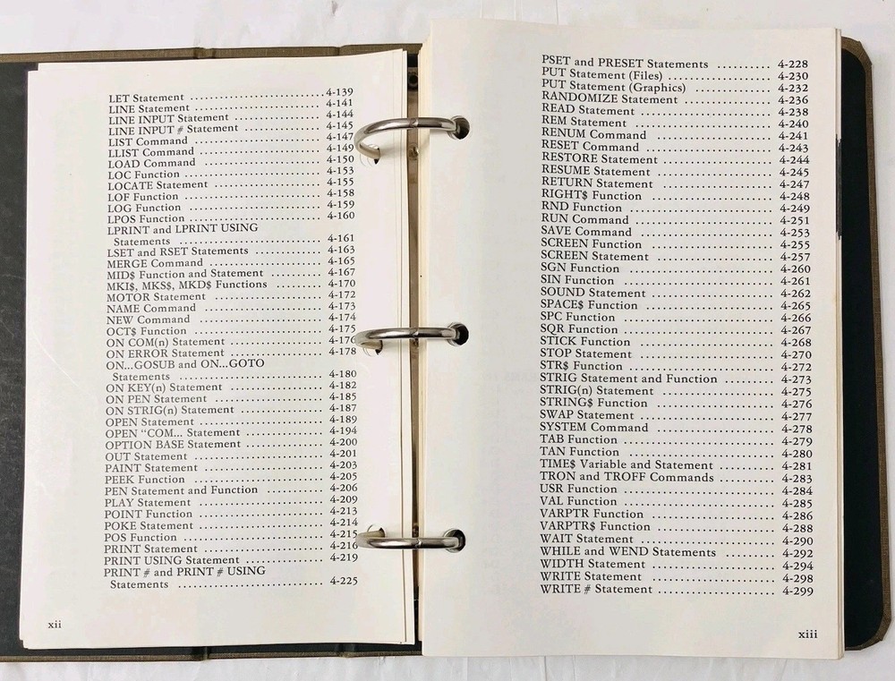IBM BASIC Personal Computer Hardware Reference Library Manual (1982) w/ Slipcase