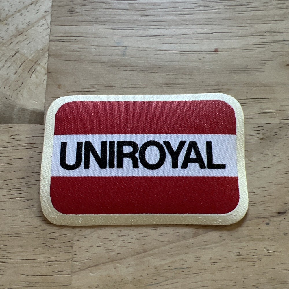 Vintage Uniroyal Tires Work Shirt Uniform Jacket Hat Iron- On Patch