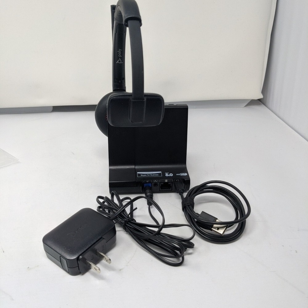 Plantronics Poly W8200B Wireless Bluetooth Charger base & W8220T Headset Tested