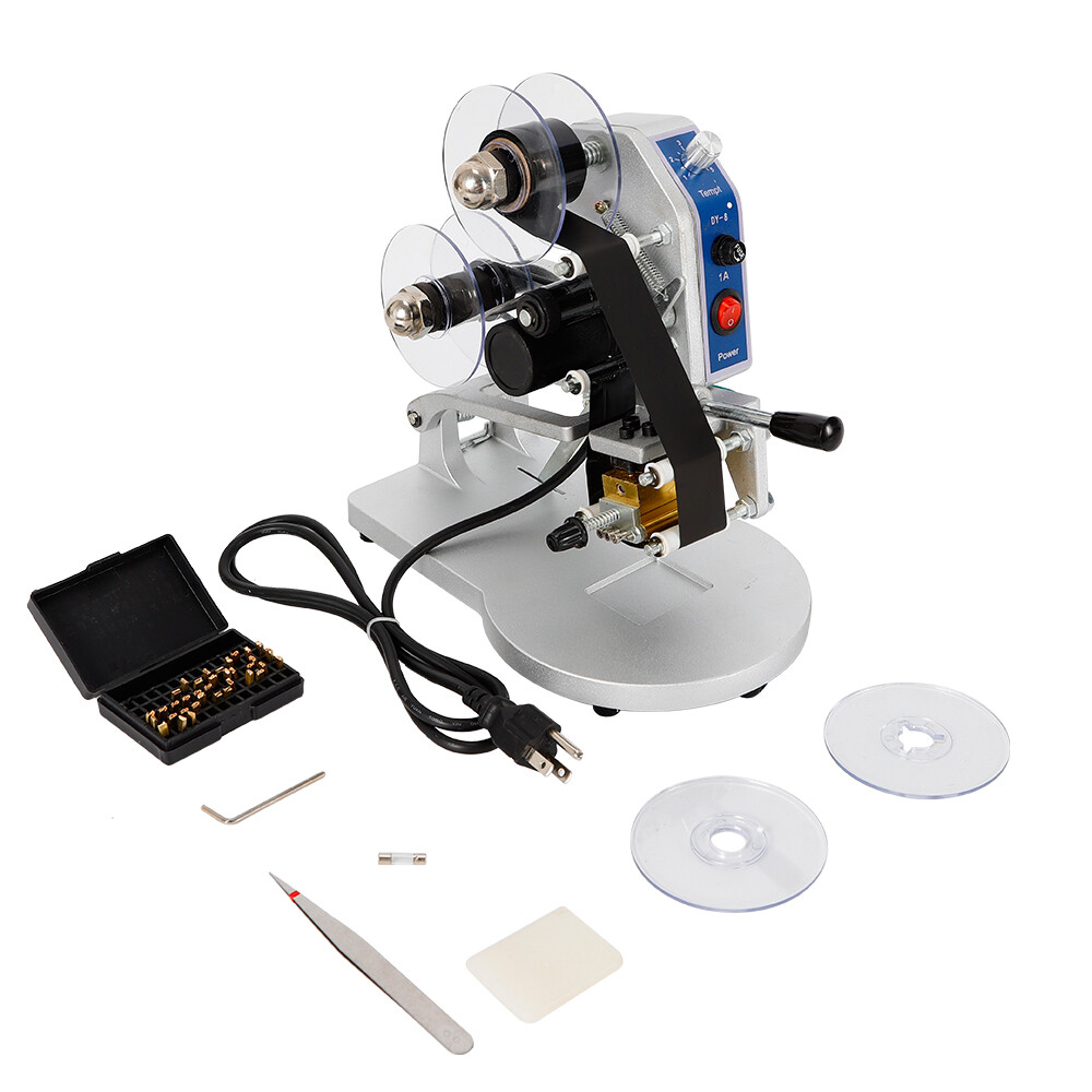 Manual Hot Foil Stamping Machine Ribbon Coding Date Batch Character Code Printer