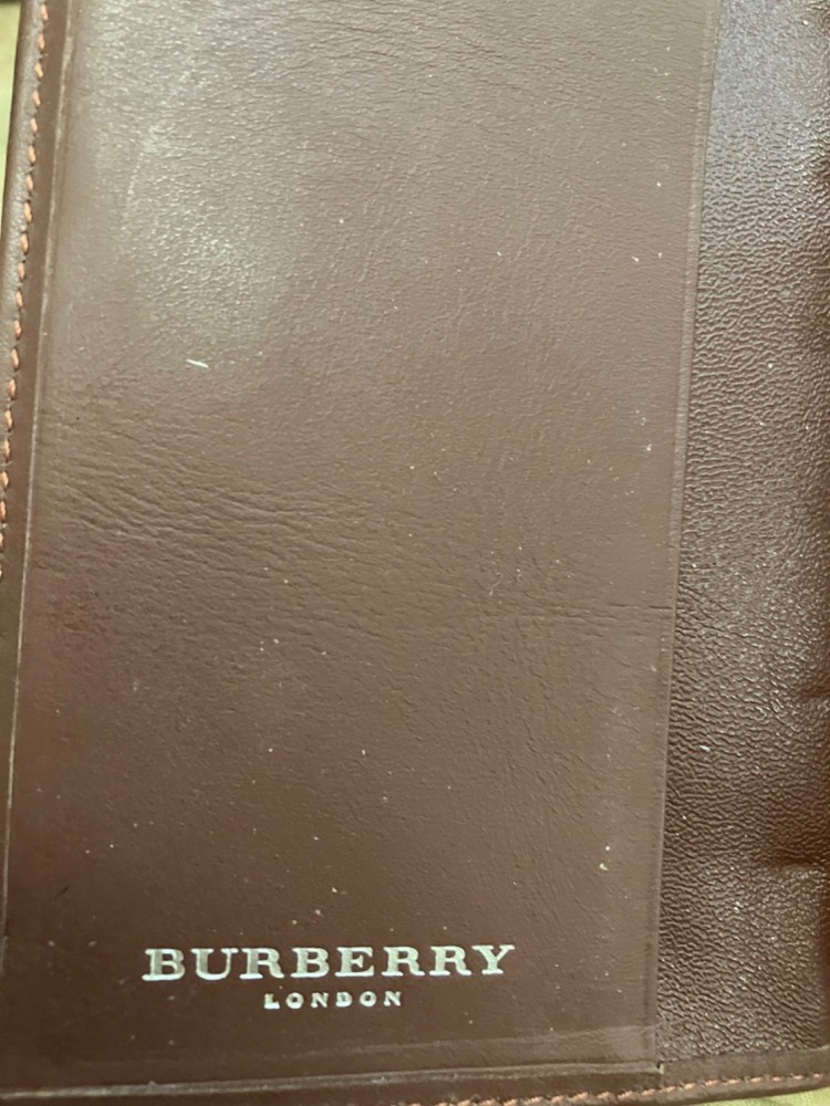 burberry schedule day planner - leather