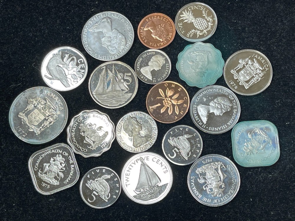 Assorted World Foreign Proof Coins Lot Excellent Condition
