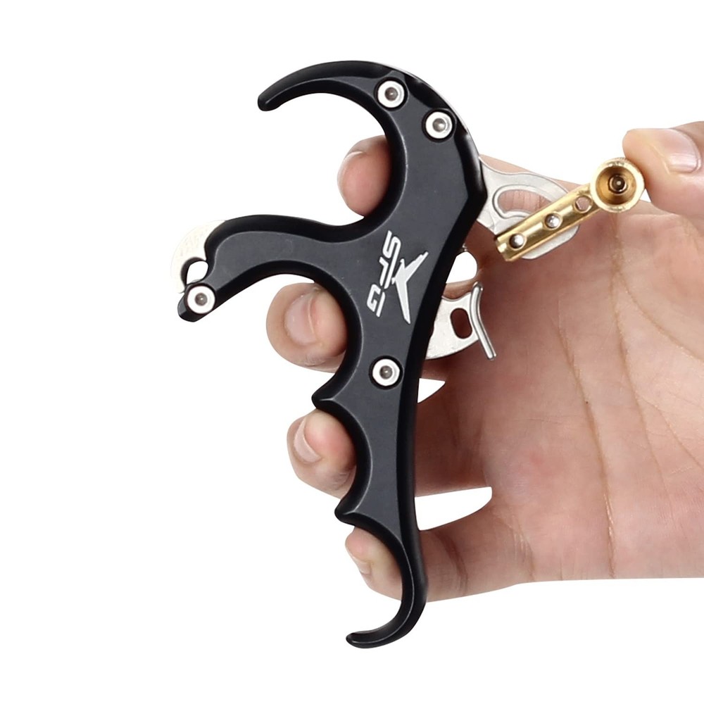 Archery Compound Bow Release Aid Archery Release Bow Thumb Release for Compou...