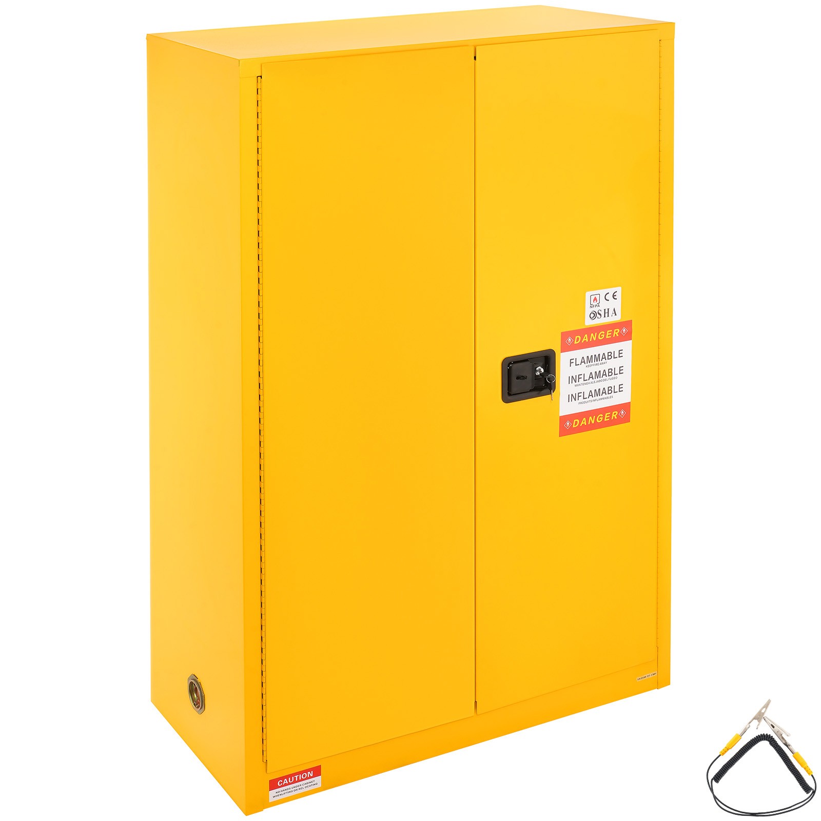 Uimoso Flammable Safety Cabinet Liquid Storage 45 Gal 42.9x18.1x65.2 in Cabinet