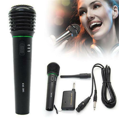 Professional Handheld Wired/Wireless Dynamic Microphone Karaoke Singing Music US