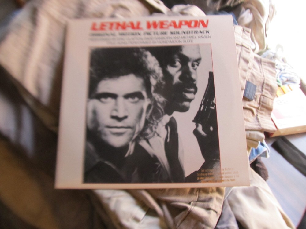 RARE  LETHAL WEAPON ORGINAL MOTION PICTURE SOUNTRACK CLAPTON SANBORN KAMEN