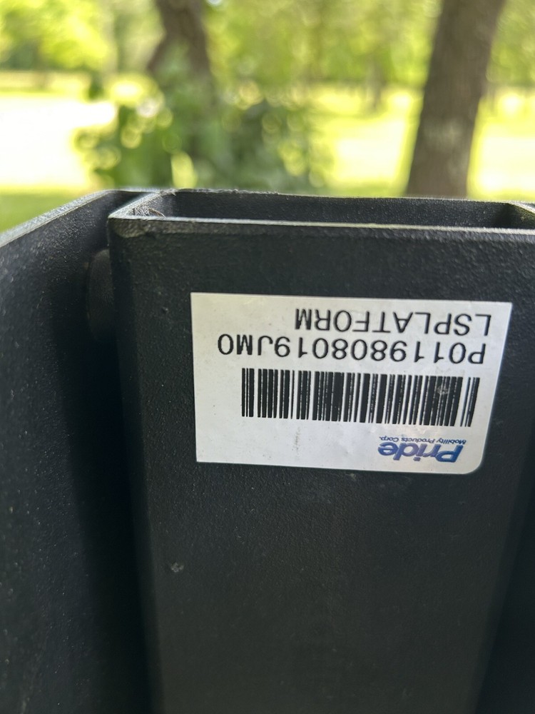 Pride Backpacker Plus- Van lift