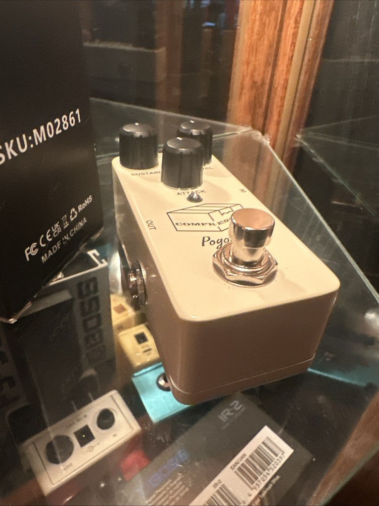 Pogolab Compressor Pedal, Guitar Pedal Compressor, Mini