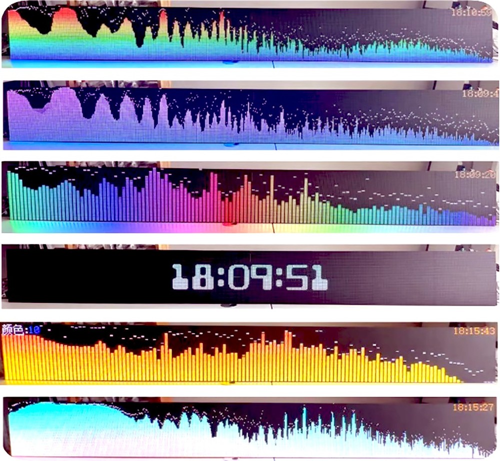 AS2000 Music Spectrum Display Full-Frequency-Range Logarithmic Spectrum 41/48CM