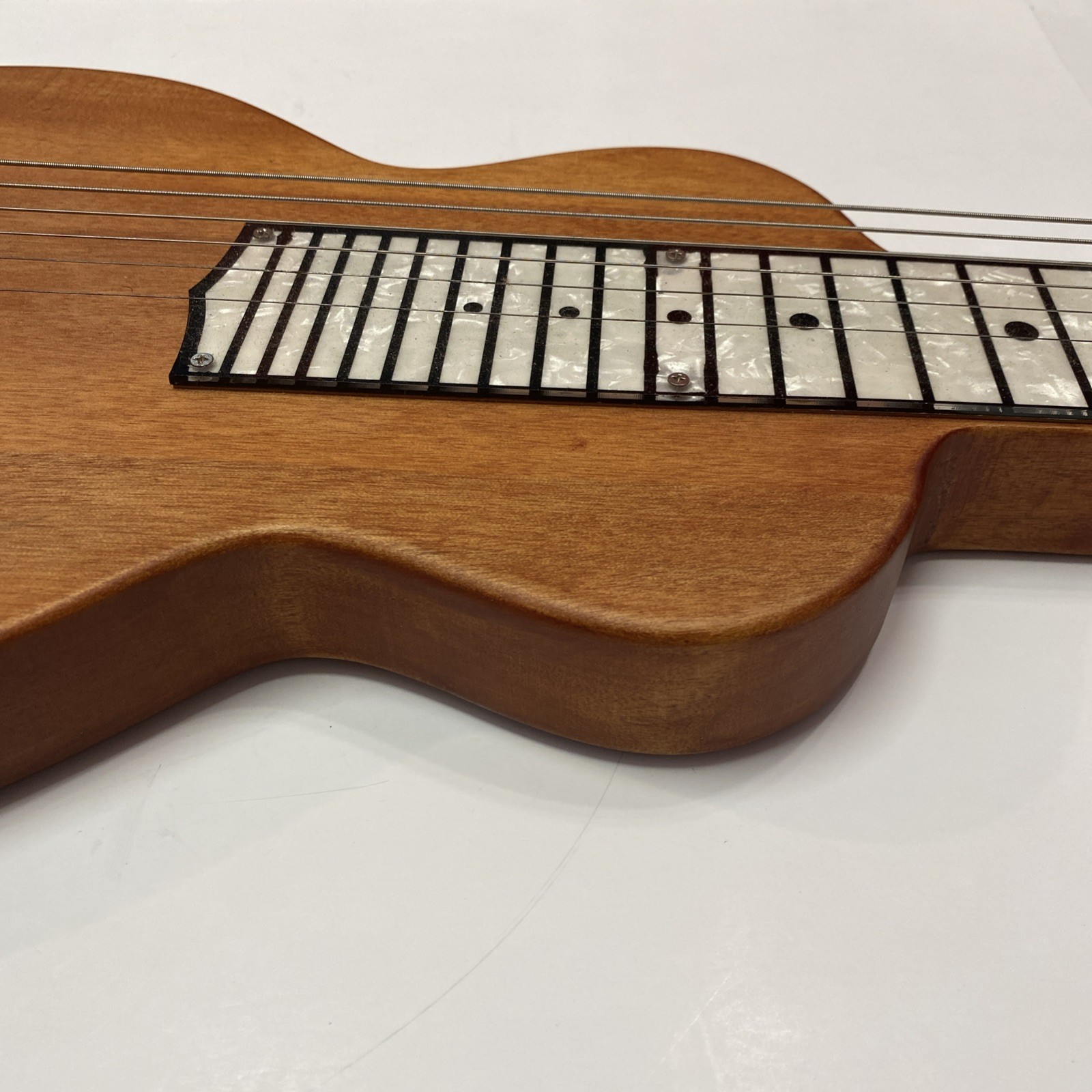 Recording King 6-String Lap Steel Electric Guitar Mahogany