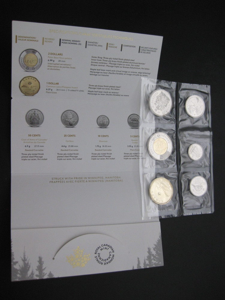 2022 Uncirculated Canadian Mint Set w/ COA