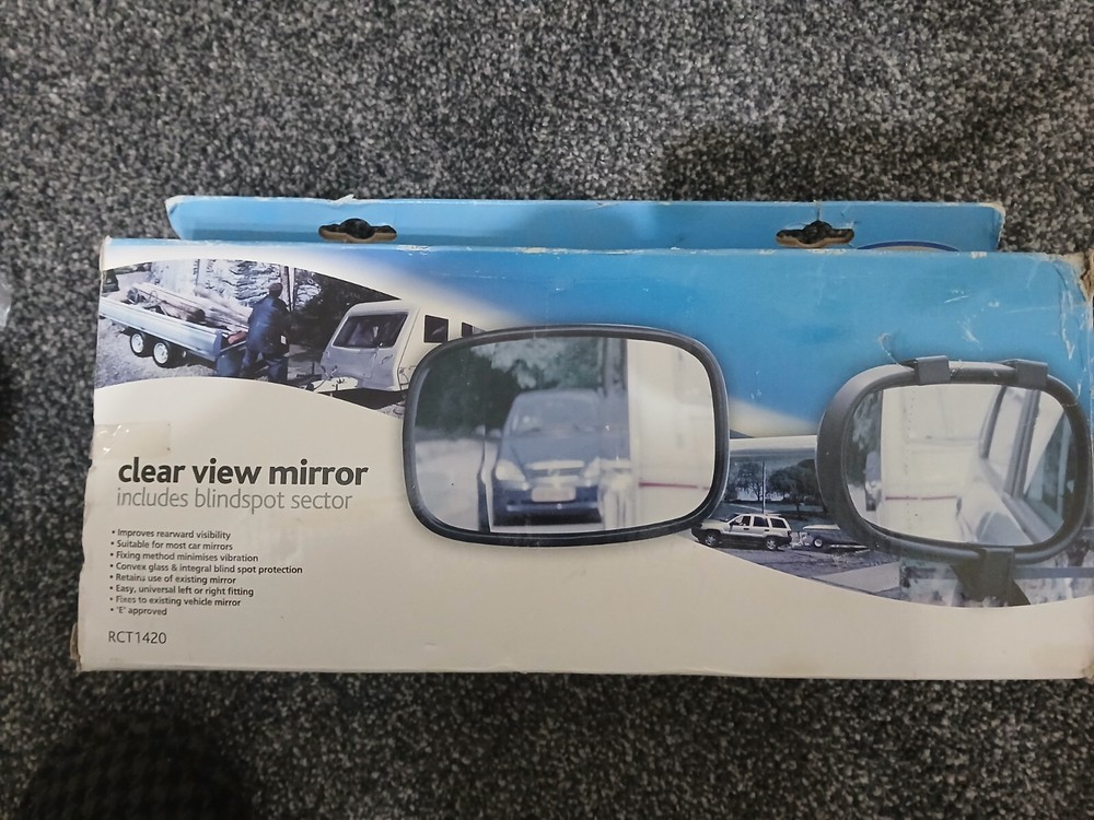 RING AUTOMOTIVE UNIVERSAL CAR TOWING MIRROR - INTERCHANGEABLE - SEE DESCRIPTION