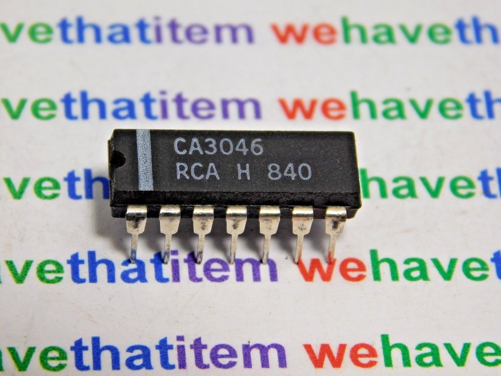CA3046 / IC / DIP / RCA / 2 PIECES (qzty)