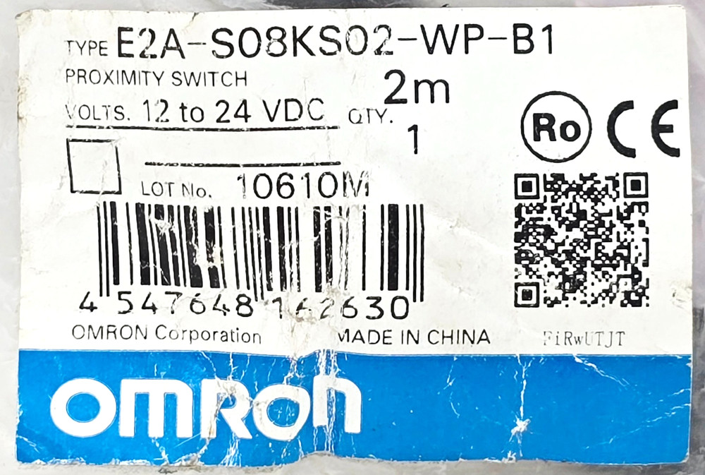 Omron E2A-S08KS02-WP-B1 Proximity Switch Pack of 3