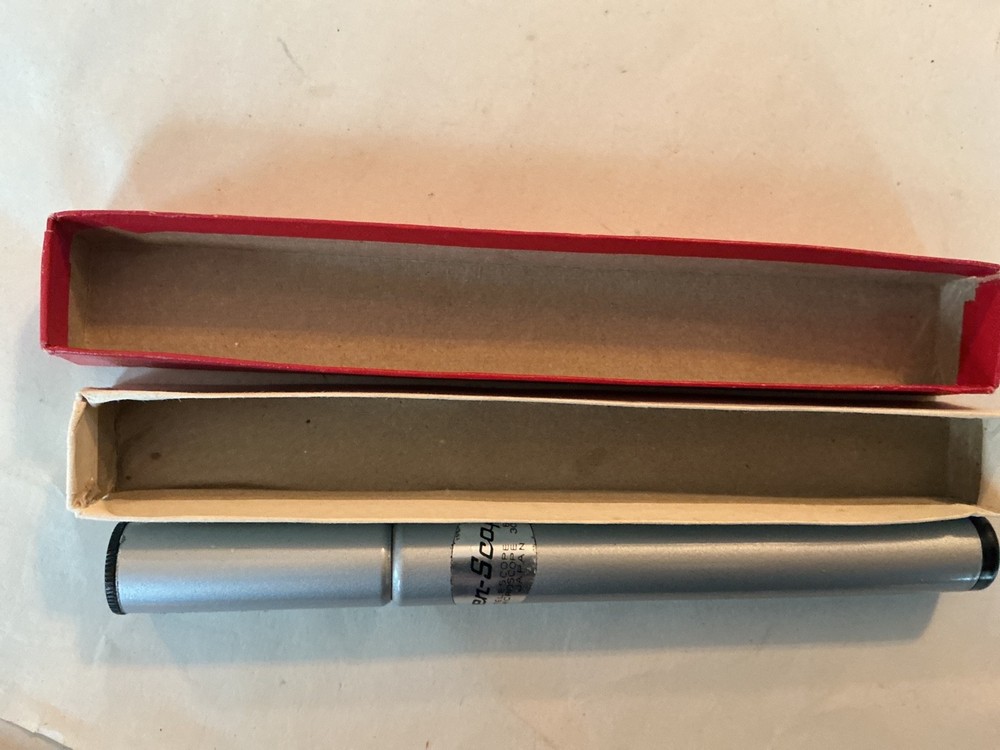 Vintage Pen-Scope Telescope/Microscope in box with instructions