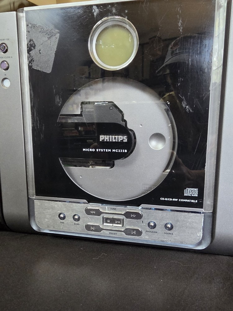 Philips Mc2358/37 Micro Hi-Fi System CD Player Shelf/Wall Mountable No Remote
